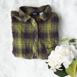 BGD Dark Green Flannel